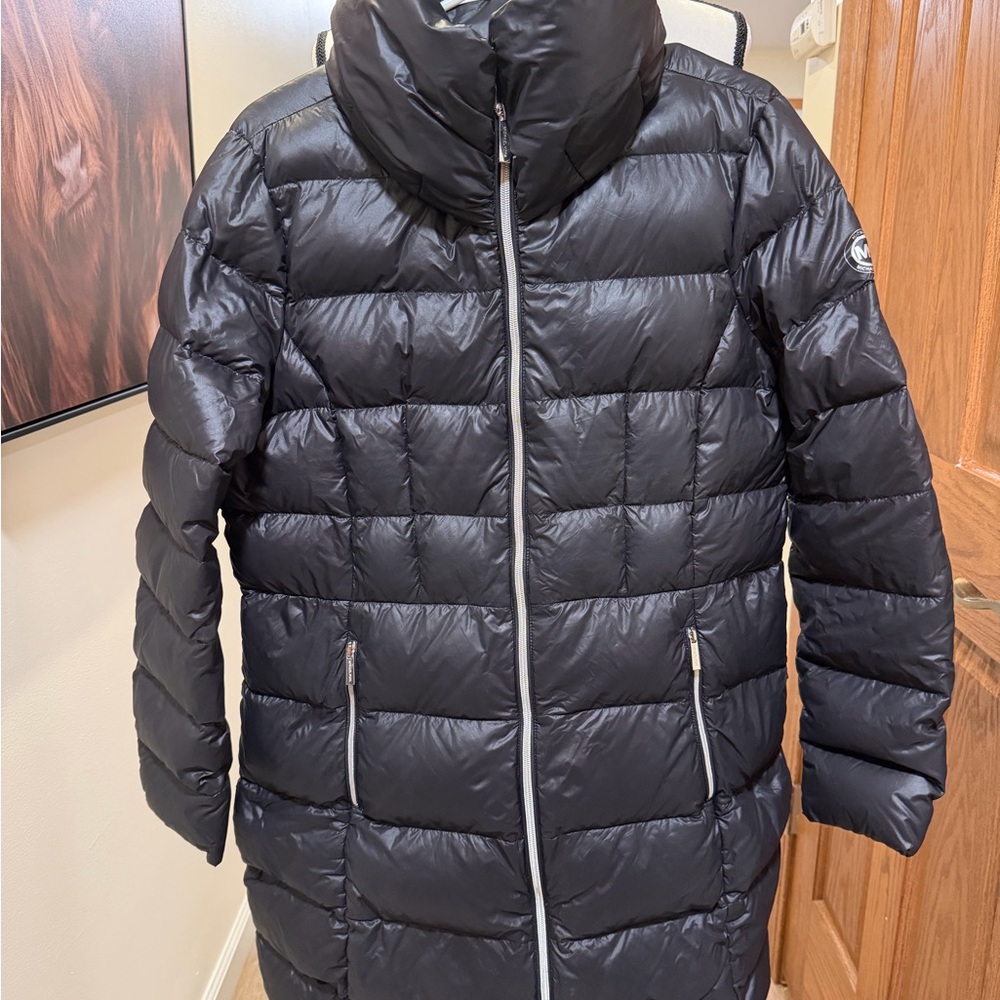 Michael Kors Men's Black Quilted Puffer Jacket Size XL Packable